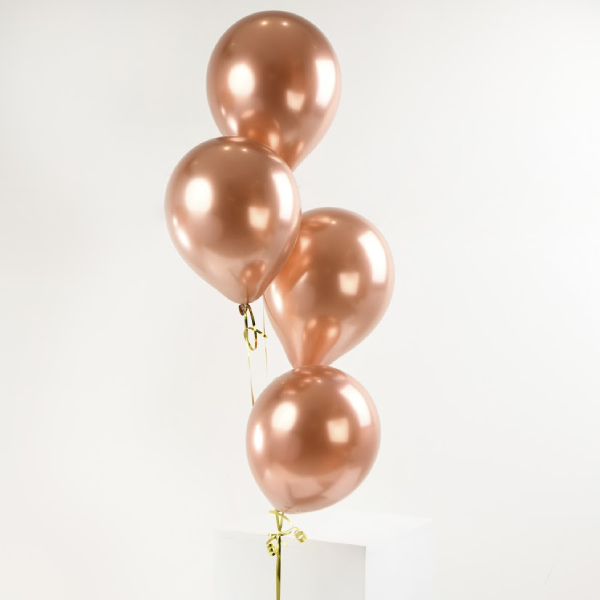 Rose Gold (4) - Balloons