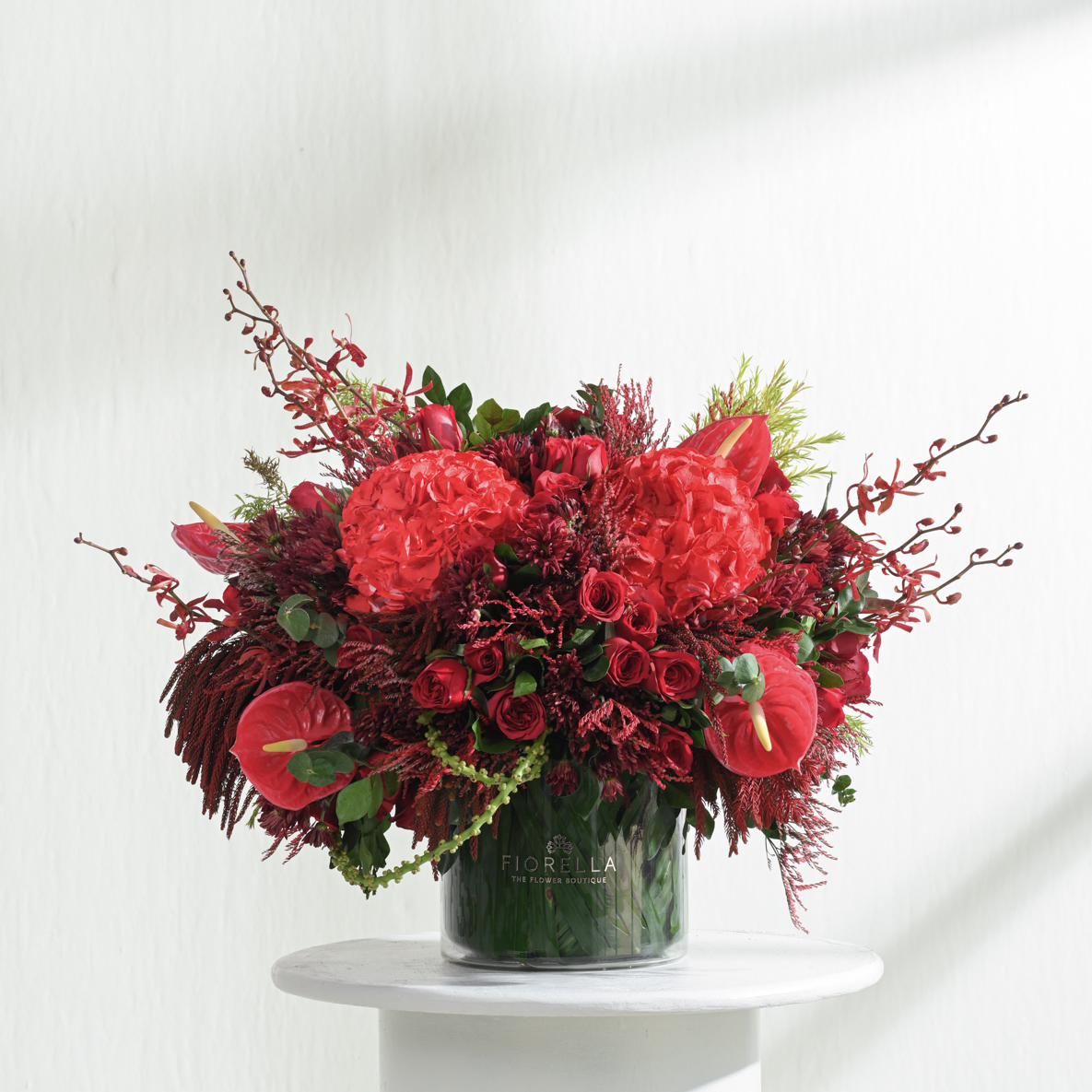  LOVING RED VASE