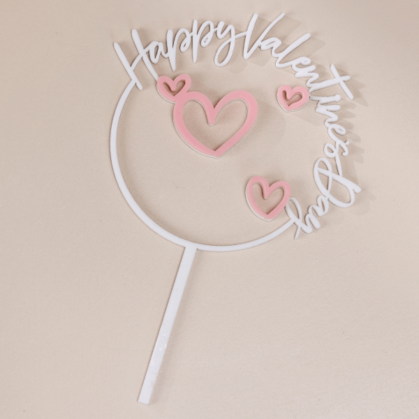 Dual (happy valentines day) - Flower Topper