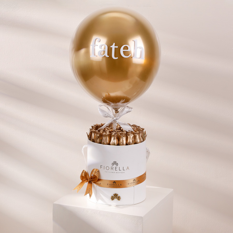 GOLD ROUND SERIES - BALLOON