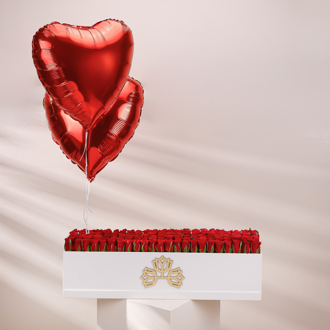  LONG BOX HEART BALLOON