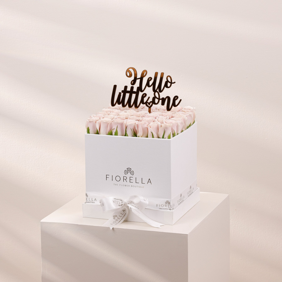  ROSES CUBE BOX - LITTLE ONE